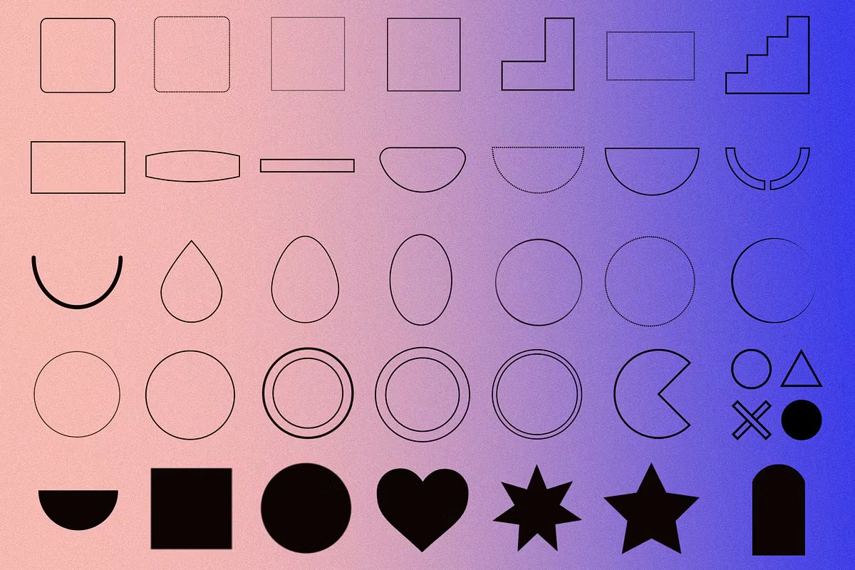 Procreate geometric Shape brushes 5 Procreate geometric Shape brushes - Image 5