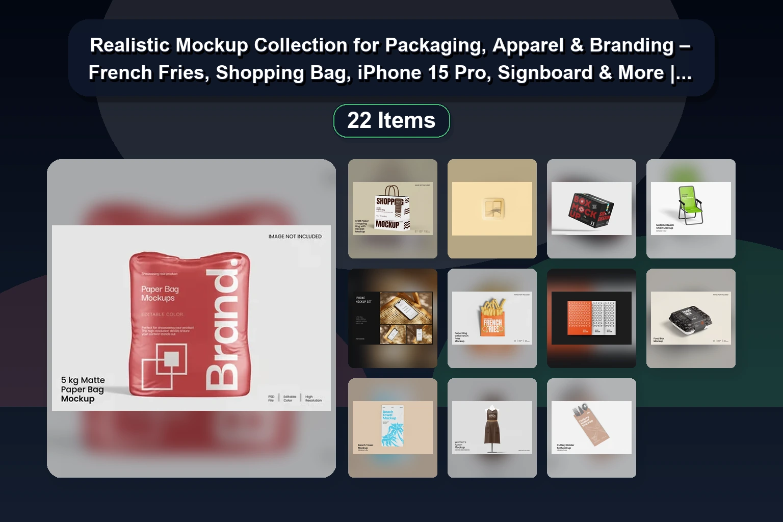 Professional Mockup Bundle: Clothing, Packaging & Branding Mockups for Designers