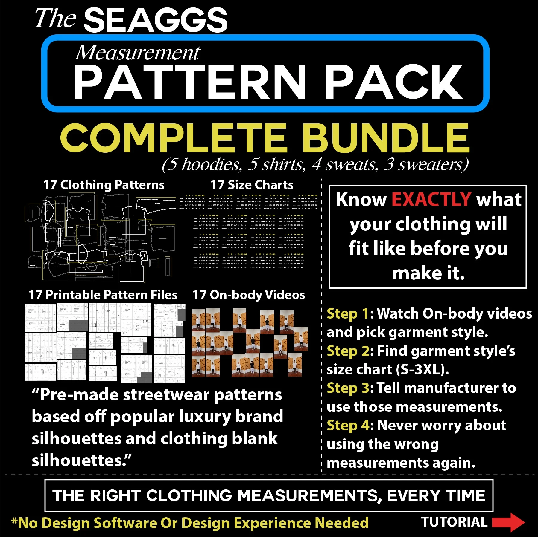 SEAGGS PATTERN PACK COMPLETE BUNDLE 6 SEAGGS PATTERN PACK COMPLETE BUNDLE - Image 6