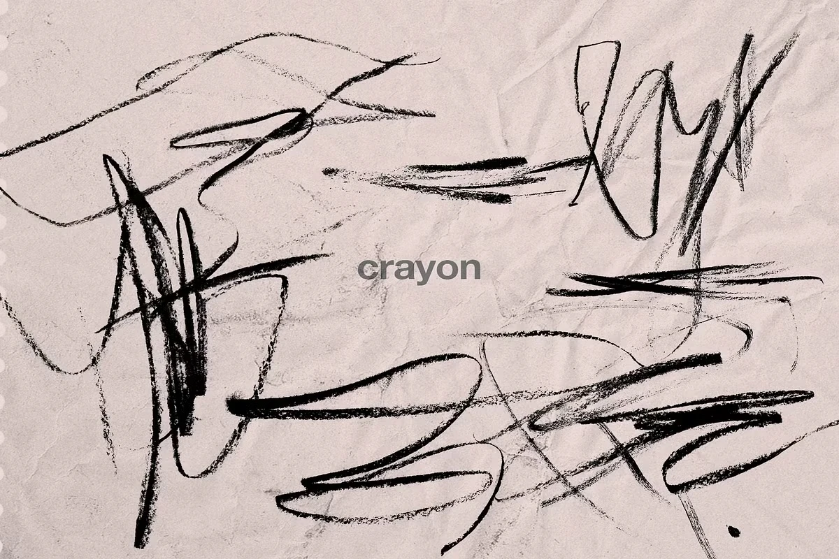Scribbles 560+Lines, Letter Sets 13 Scribbles 560+Lines, Letter Sets - Image 13
