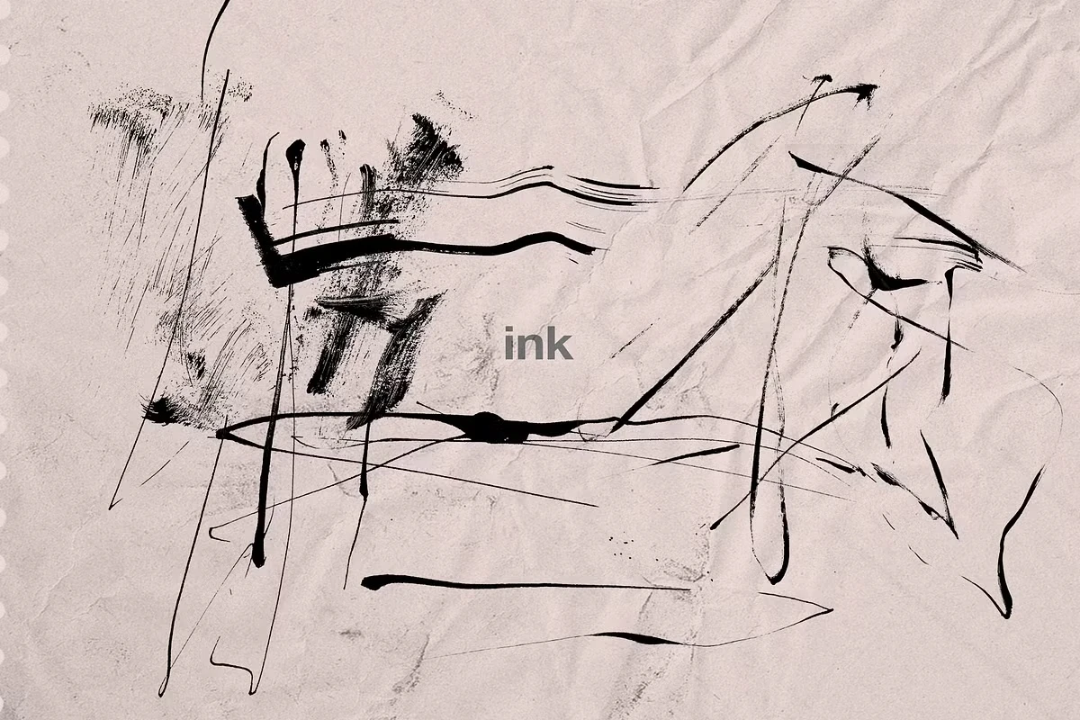 Scribbles 560+Lines, Letter Sets 14 Scribbles 560+Lines, Letter Sets - Image 14