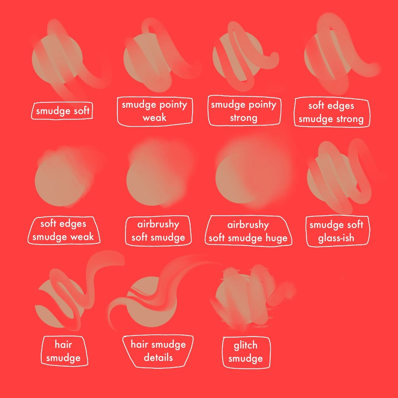 ☁️Smudge Brush Set☁️ - Alicja Prints 4 ☁️Smudge Brush Set☁️ - Alicja Prints - Image 4