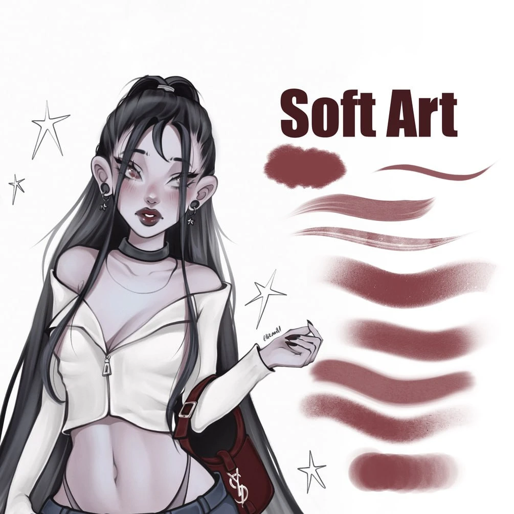 «Soft Art» Brushes for PROCREATE 6 «Soft Art» Brushes for PROCREATE - Image 6