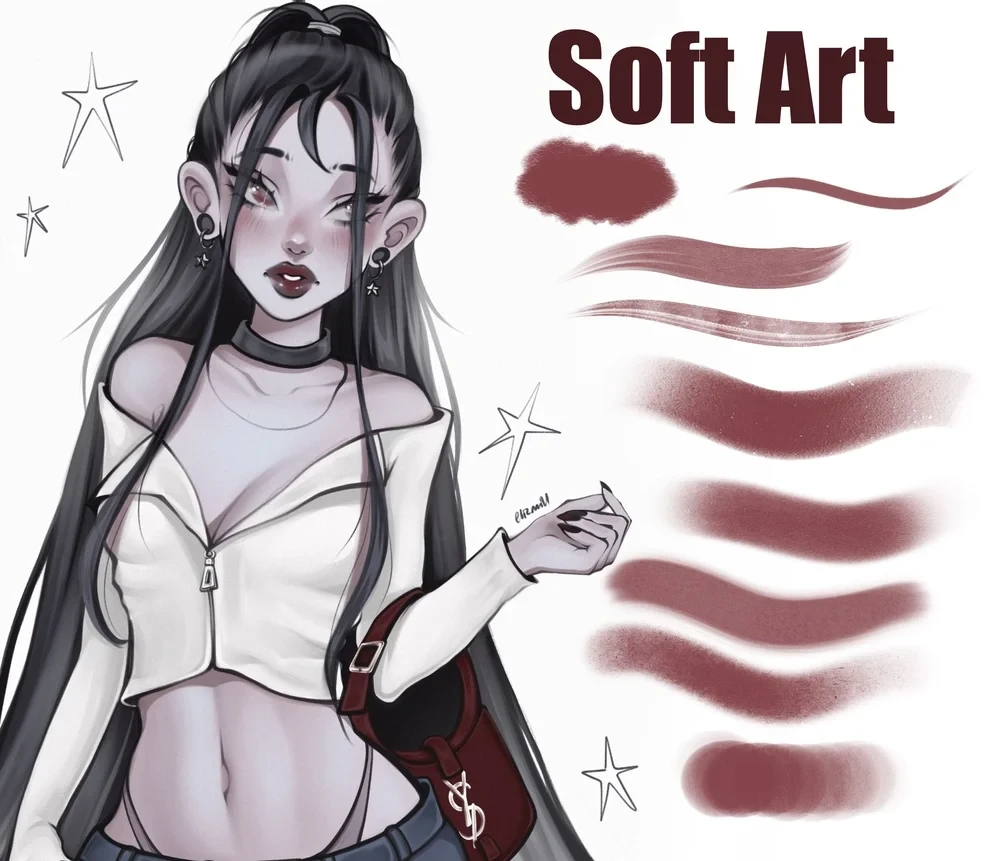 «Soft Art» Brushes for PROCREATE 8 «Soft Art» Brushes for PROCREATE - Image 8