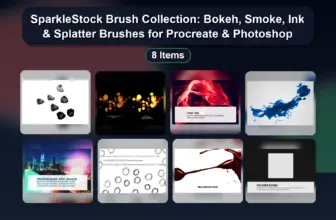 SparkleStock Brush Collection: Bokeh, Smoke, Ink & Splatter Brushes for Procreate & Photoshop