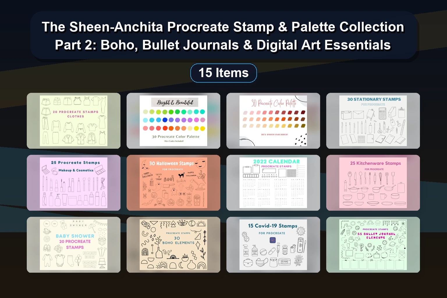 Unlock Stunning Digital Art with shiryaevva-art Procreate Brushes: Watercolor, Gouache, Alcohol Ink & More