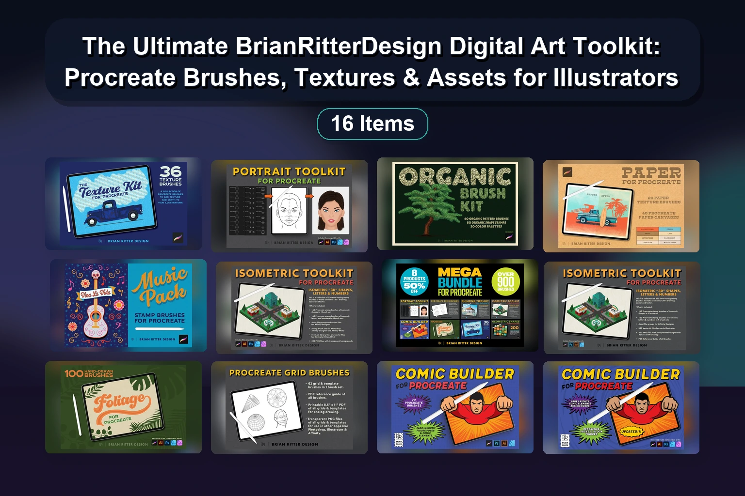 15+ Procreate Stamp Brush Sets for Faces, Lips, Eyes & Clothing by black-satan-draws