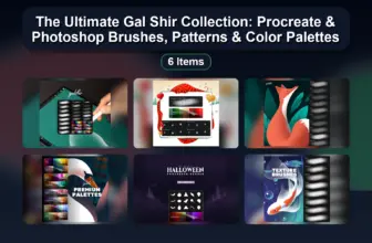 The Ultimate Gal Shir Collection: Procreate & Photoshop Brushes, Patterns & Color Palettes