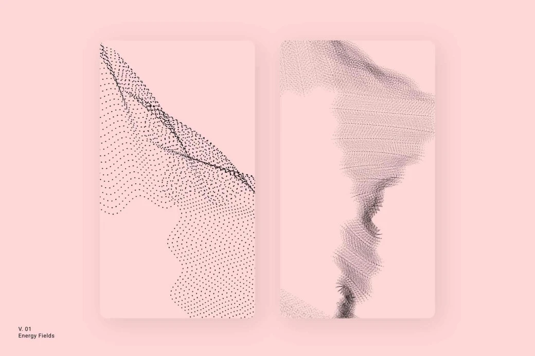 Energy Fields - Wavy Vector Elements 19 Energy Fields - Wavy Vector Elements - Image 19