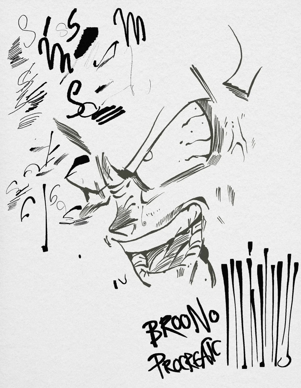 Toriyama Style Manga Brush for Procreate 3 Toriyama Style Manga Brush for Procreate - Image 3