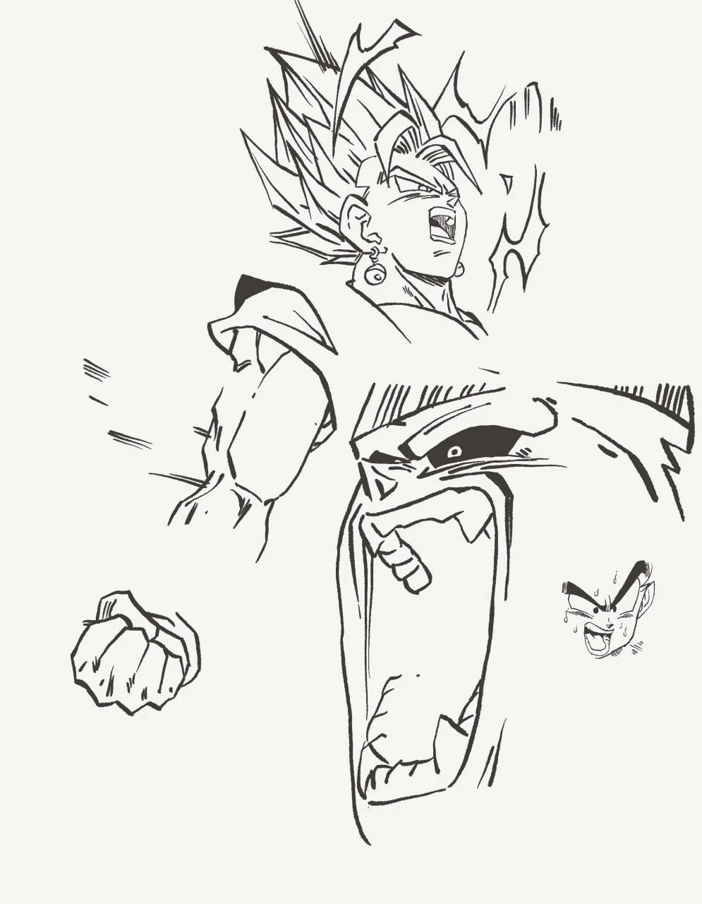 Toriyama Style Manga Brush for Procreate 5 Toriyama Style Manga Brush for Procreate - Image 5