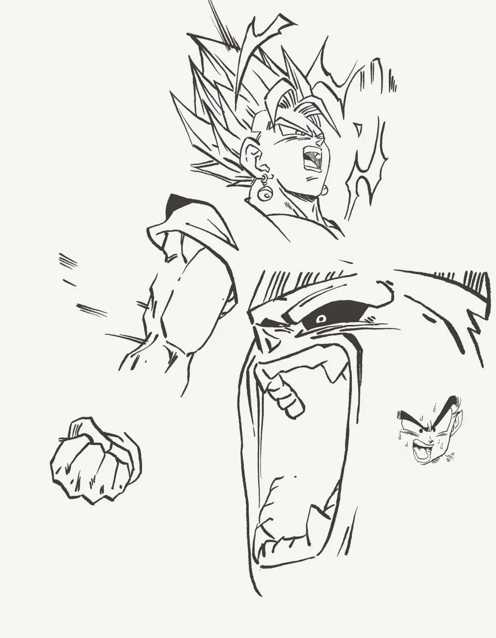 Toriyama Style Manga Brush for Procreate 9 Toriyama Style Manga Brush for Procreate - Image 9