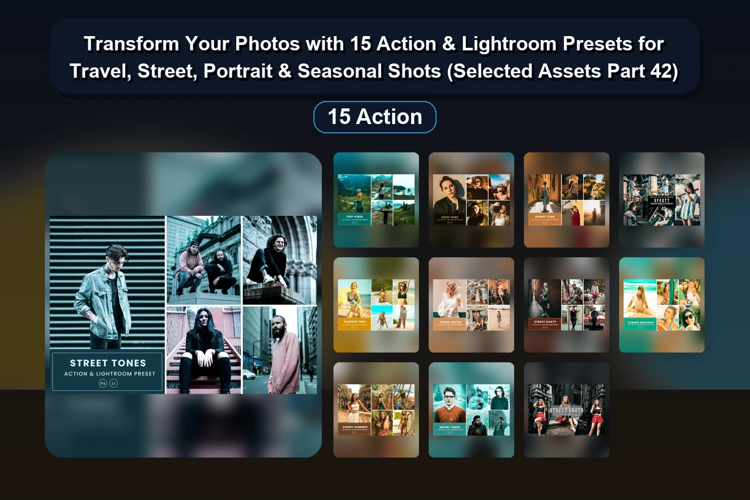 25 Lightroom Presets & Photoshop Actions for Stunning Color Tones & Effects (nmc2010 Collection)