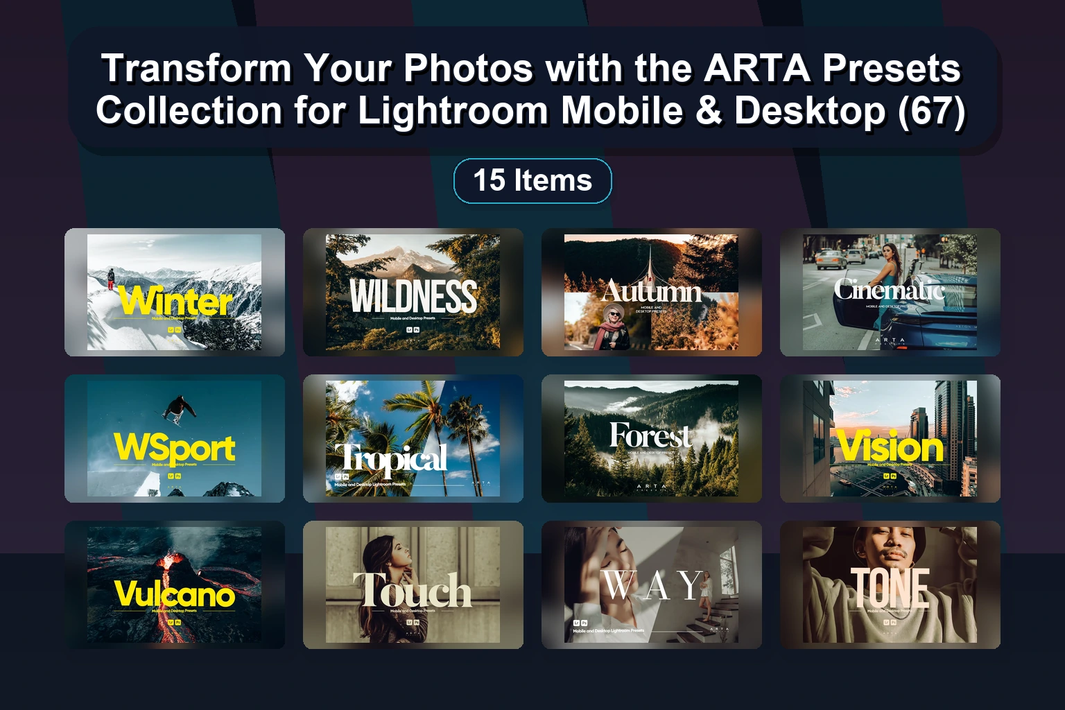 Transform Your Photos with the ARTA Presets Collection for Lightroom Mobile & Desktop (67) Transform Your Photos with the ARTA Presets Collection for L collage c0a45b62 1781884228