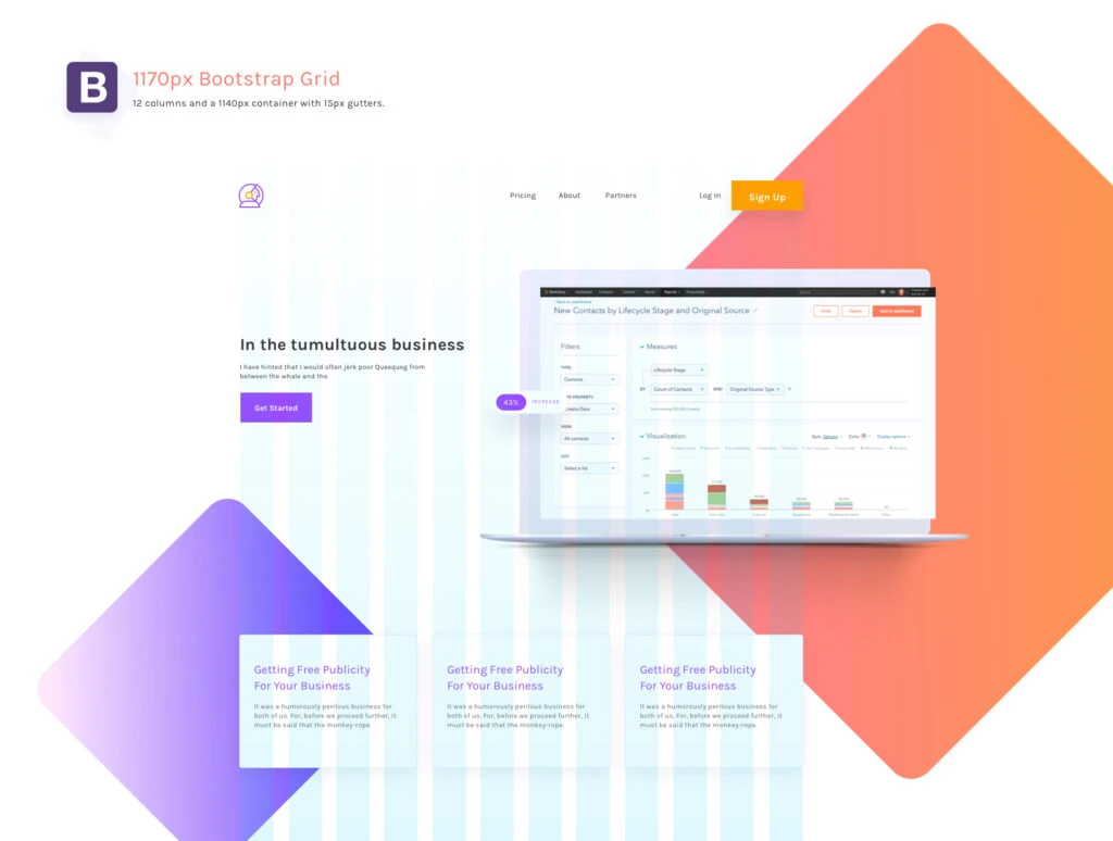 互联网产品UI设计工具包模型下载Apollo Custom Landing Pages 6 互联网产品UI设计工具包模型下载Apollo Custom Landing Pages - Image 6