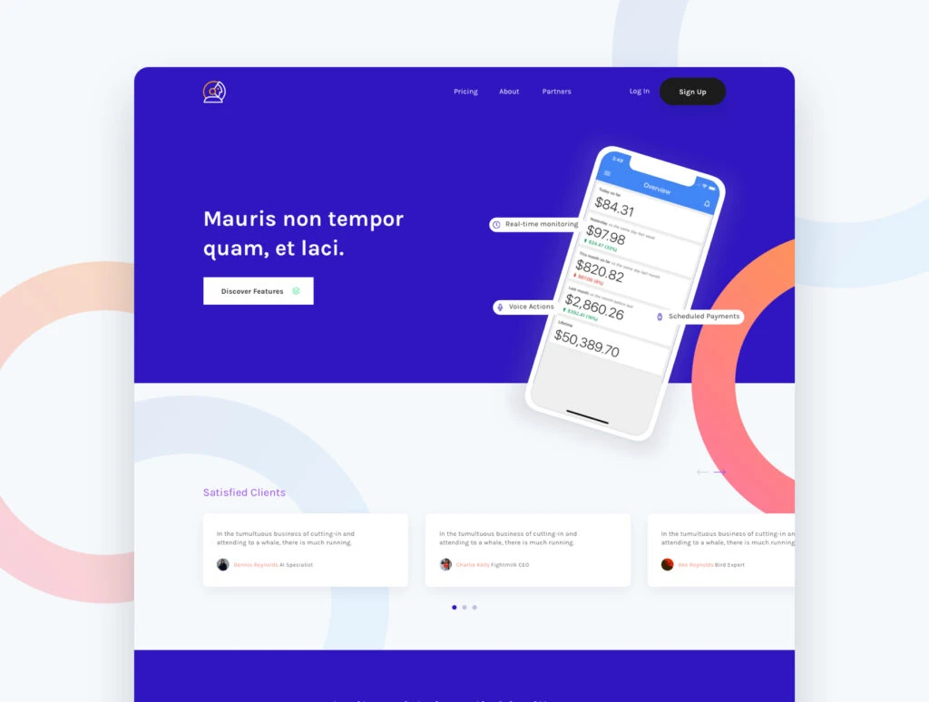 互联网产品UI设计工具包模型下载Apollo Custom Landing Pages 7 互联网产品UI设计工具包模型下载Apollo Custom Landing Pages - Image 7
