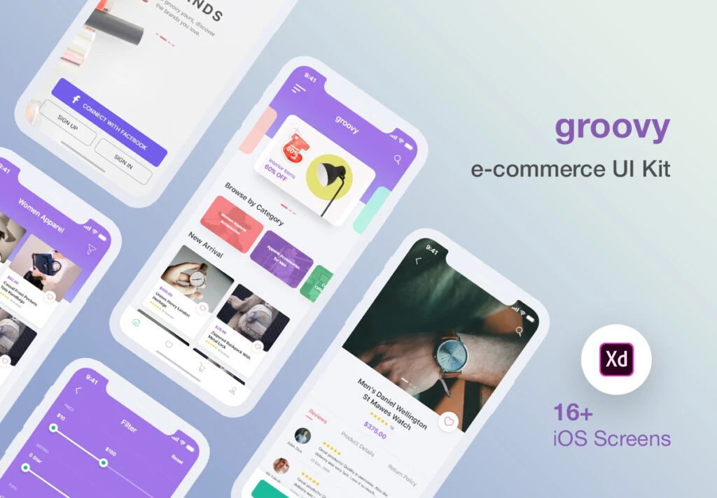 互联网产品UI设计工具包模型下载Apollo Custom Landing Pages 11 互联网产品UI设计工具包模型下载Apollo Custom Landing Pages - Image 11