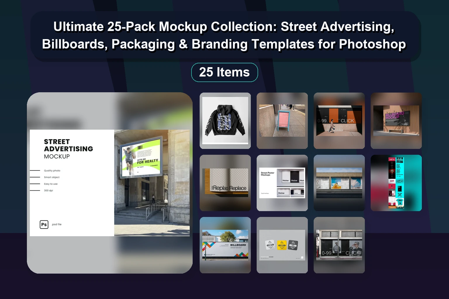 25 Premium Mockups & Design Assets for Branding & Packaging Projects