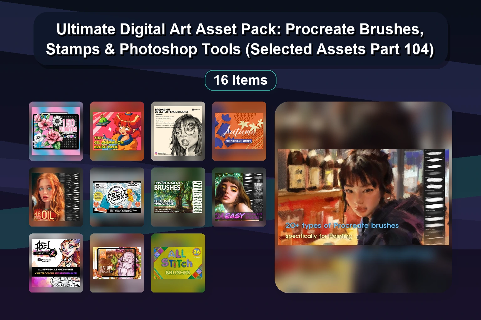 15 Procreate Brush Packs for Digital Artists: Fur, Anime, Watercolor & More