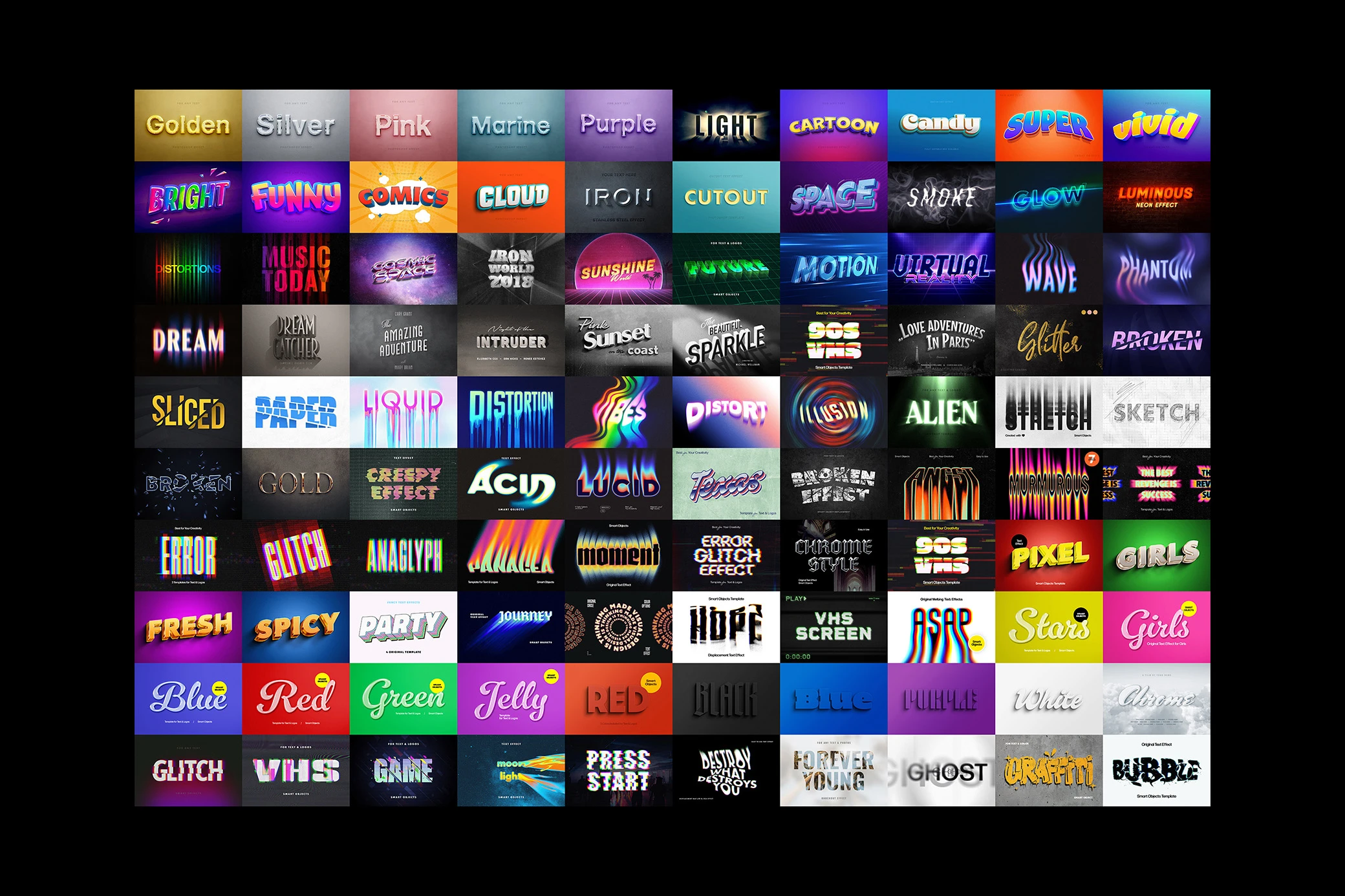 Ultimate Photoshop Text Effects Bundle 10 Ultimate Photoshop Text Effects Bundle - Image 10