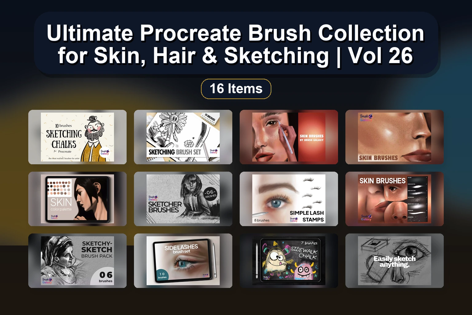 Best Procreate Brush Sets for Shading, Texture, Retro Ink & Sparkle Effects