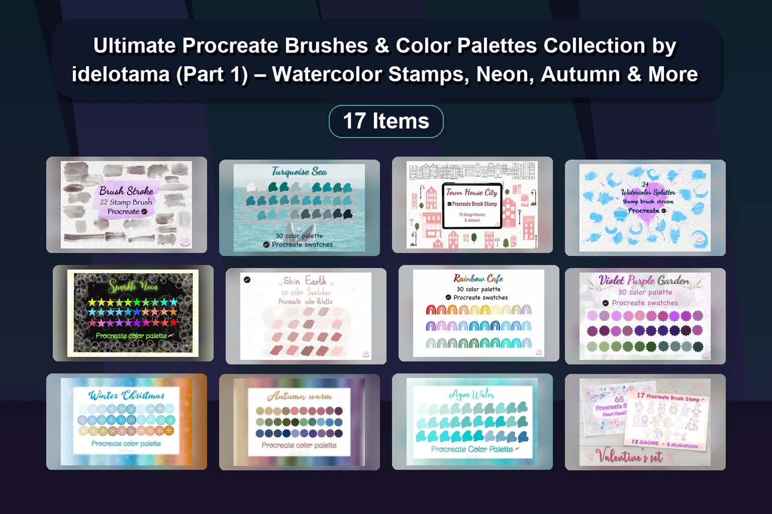 Essential Procreate Brush Sets for Lettering, Sketching & Inking by Idleletters
