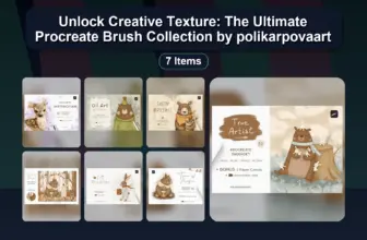 Unlock Creative Texture: The Ultimate Procreate Brush Collection by polikarpovaart