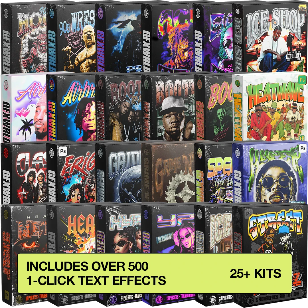 Y2K Rave Text Styles Pack (Vol. 1) 3 Y2K Rave Text Styles Pack (Vol. 1) - Image 3