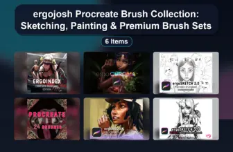 ergojosh Procreate Brush Collection: Sketching, Painting & Premium Brush Sets