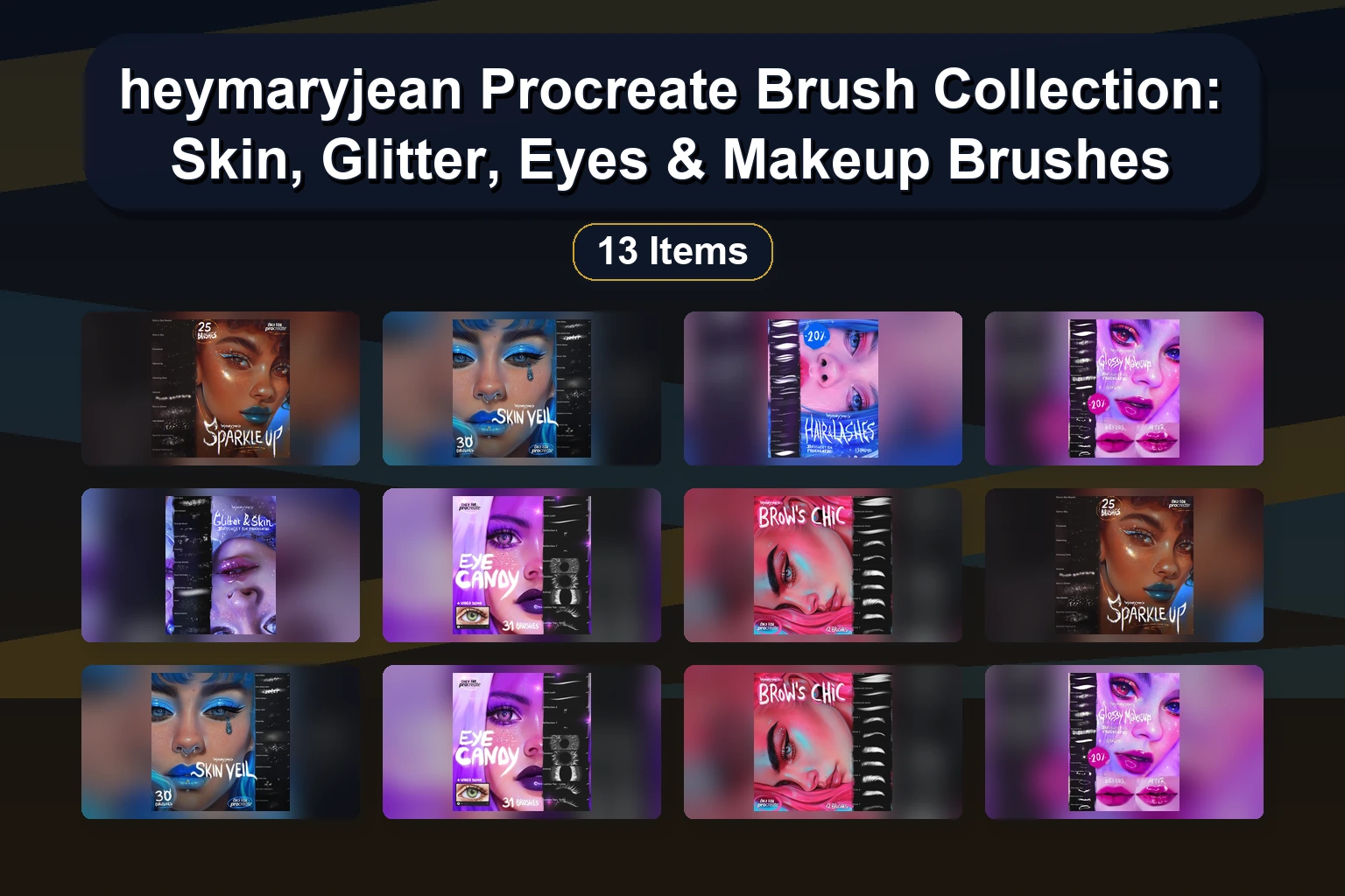 150+ Realistic Watercolor Fruit & Floral Stamp Brushes for Procreate | heyiamalice Collection