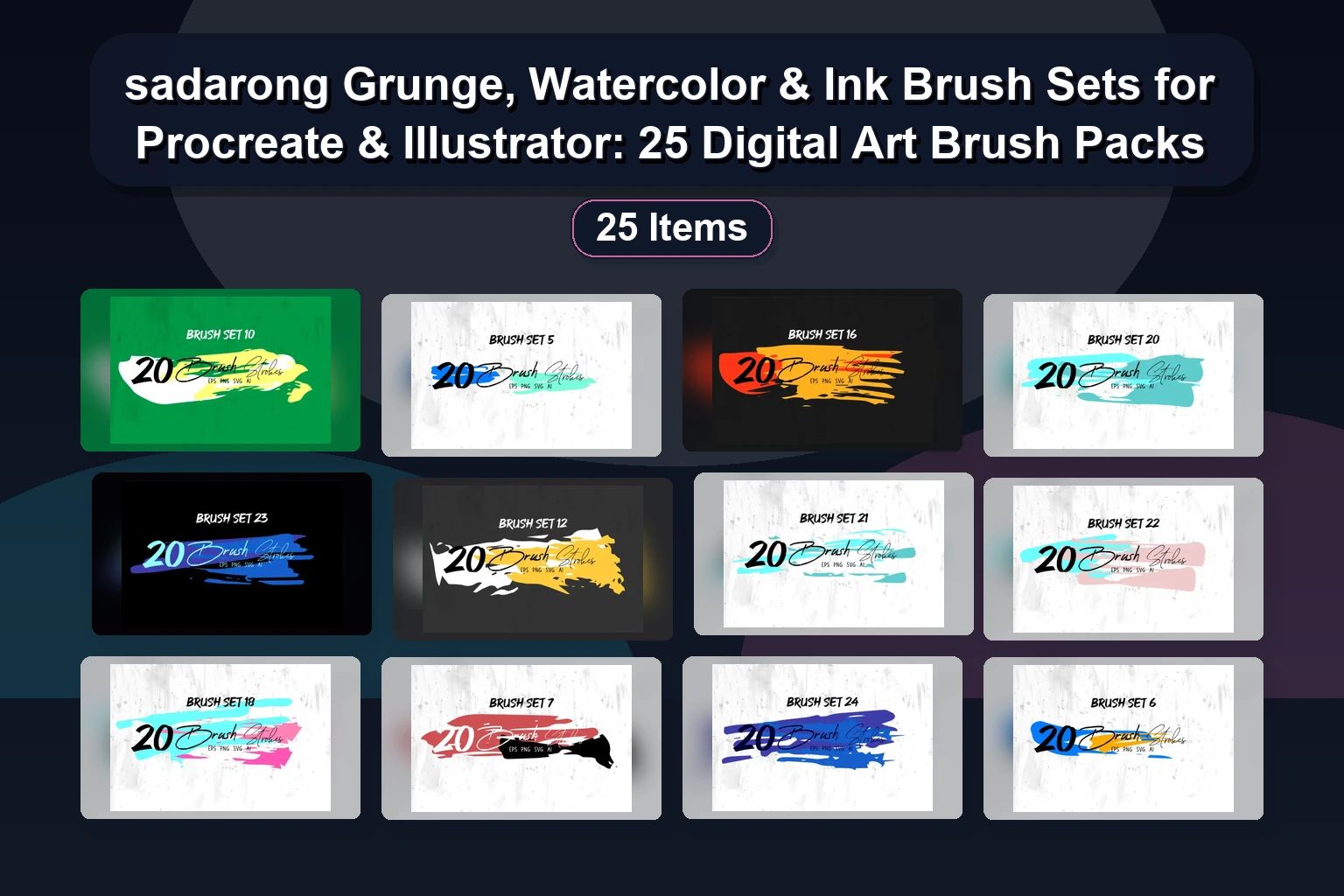 The Ultimate sadielew Collection: Procreate & Photoshop Brushes for Daily Sketching, Watercolor & Urban Art