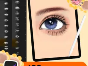 120 procreate anime eye stamps 4