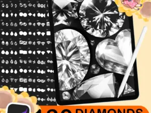 130 procreate diamonds brushes 8