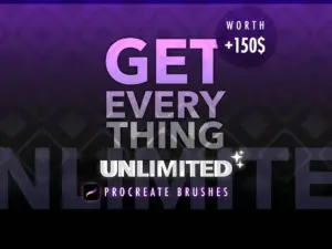 200 procreate brushes unlimited all 17