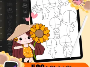 500 chibi stamp brushes01