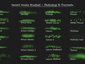 anime brush set