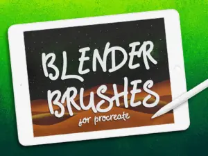 blender brushes for procreate brushset 7