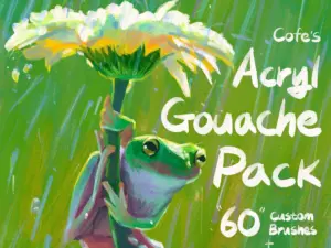 cofes acryl gouache pack procreate 7