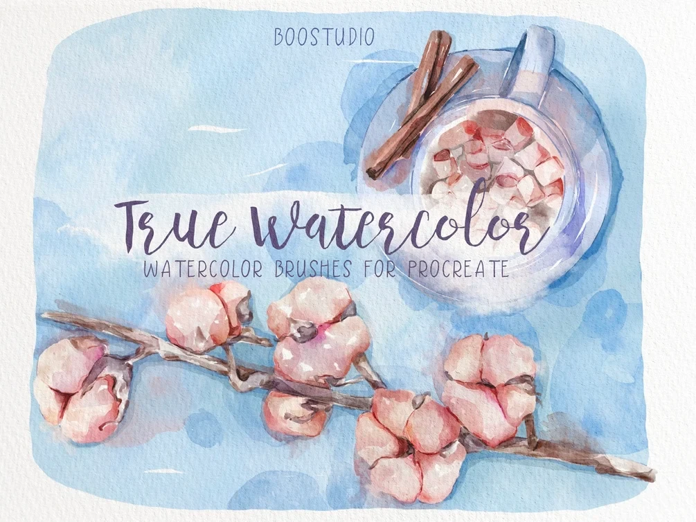True Watercolor - digital watercolor brushes for Procreate 3 True Watercolor - digital watercolor brushes for Procreate - Image 3
