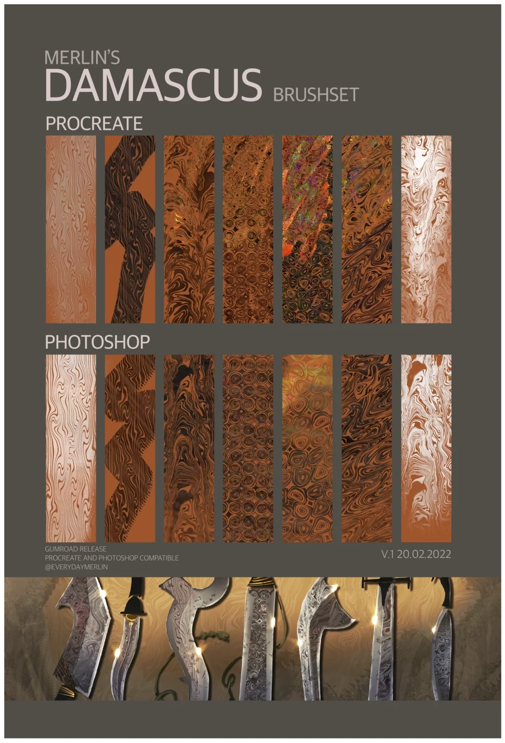 Damascus Brushes 7 Damascus Brushes - Image 7