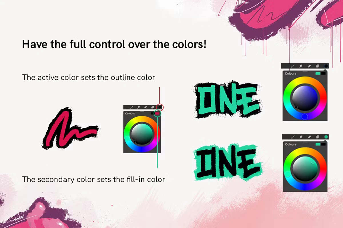 Dirty Outlines - Procreate Brushes 5 Dirty Outlines - Procreate Brushes - Image 5