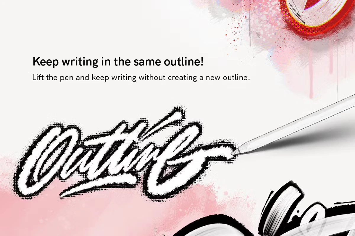Dirty Outlines - Procreate Brushes 6 Dirty Outlines - Procreate Brushes - Image 6