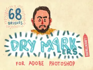 dry markers for adobe photoshop 3