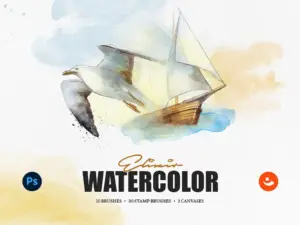 elixir watercolor photoshop brushes 13