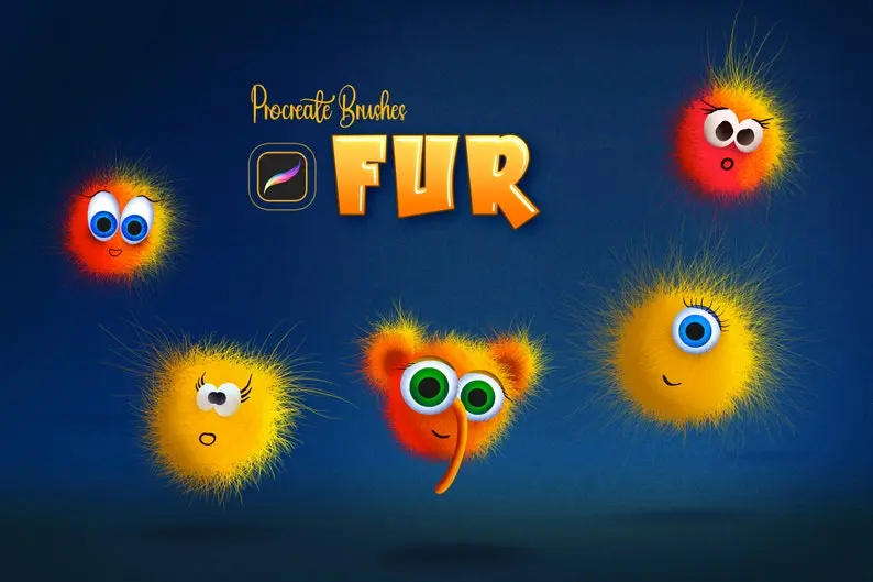Fur Procreate Brushes - Furry Procreate 10 fur procreate brushes furry procreate02