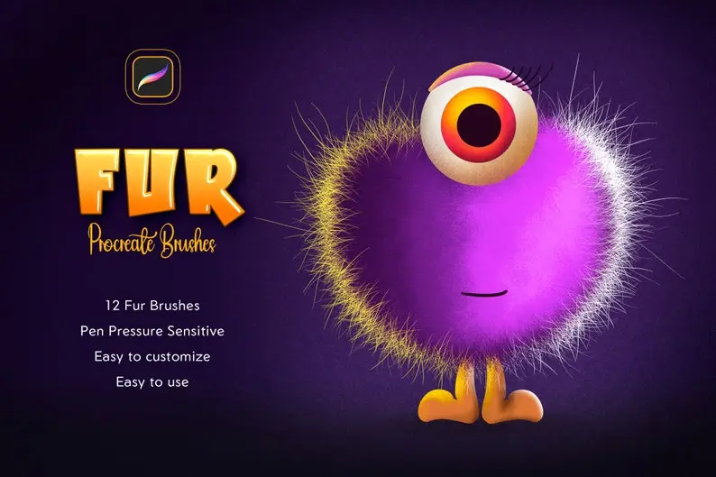 Fur Procreate Brushes - Furry Procreate 9 fur procreate brushes furry procreate03