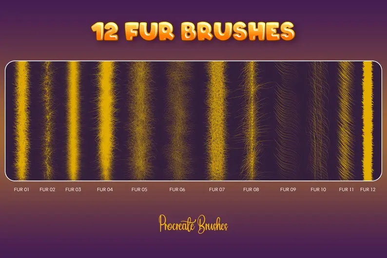 Fur Procreate Brushes - Furry Procreate 4 fur procreate brushes furry procreate08
