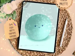 gritty graphite brushes for procreate 1