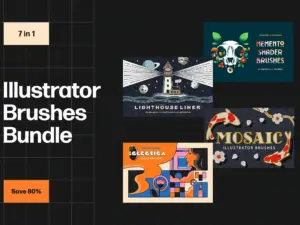 illustrator brushes bundle 2