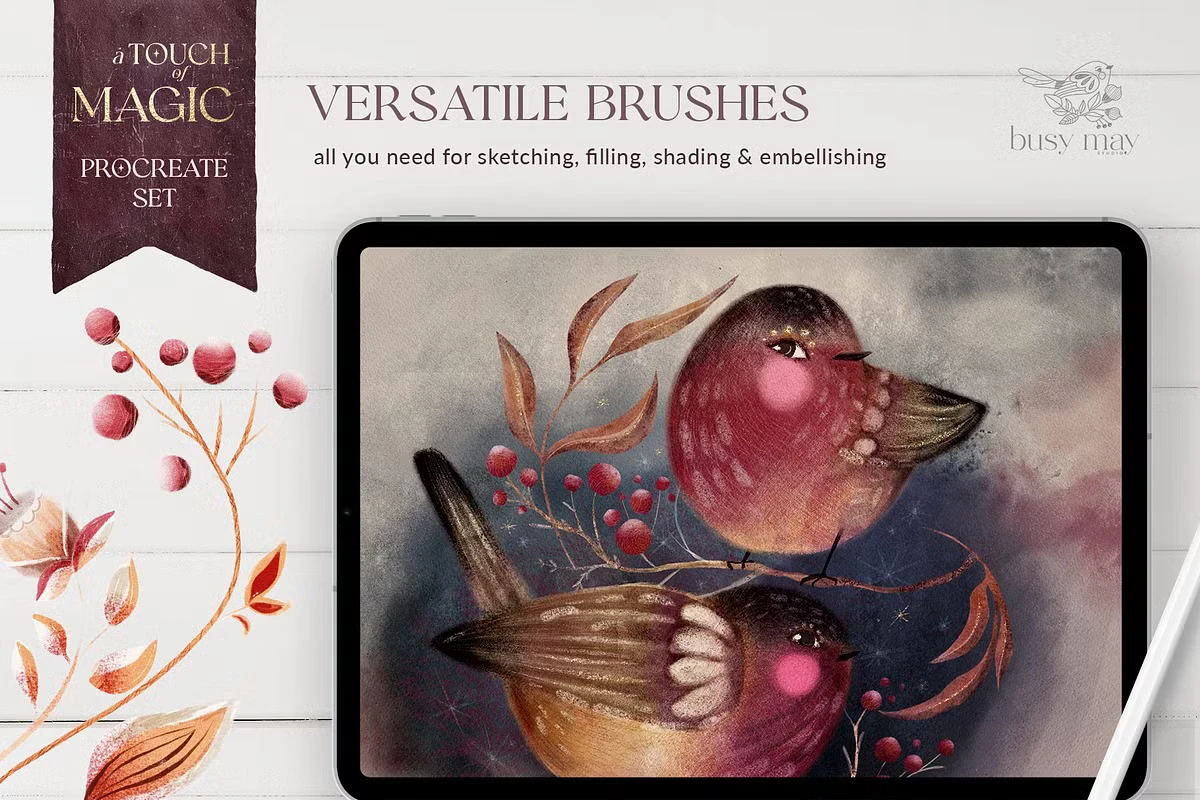 Magic Procreate Brush Set & Extras 4 Magic Procreate Brush Set & Extras - Image 4